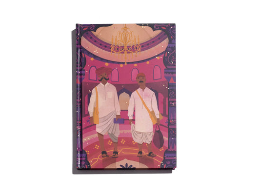 'Two Farmers' - Notebook (Hard Cover) - Organic Shop by Pure & Eco India