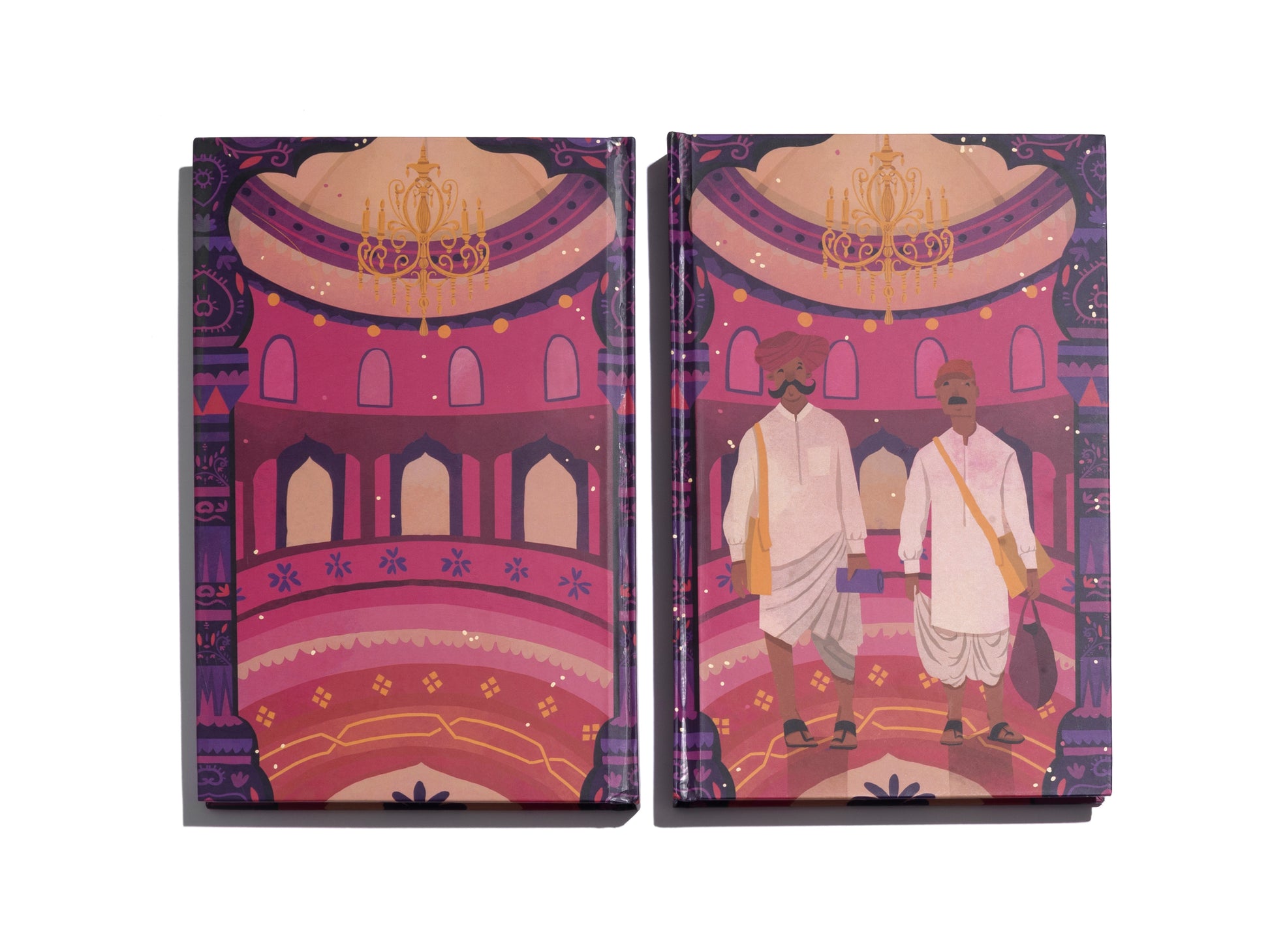 'Two Farmers' - Notebook (Hard Cover) - Organic Shop by Pure & Eco India